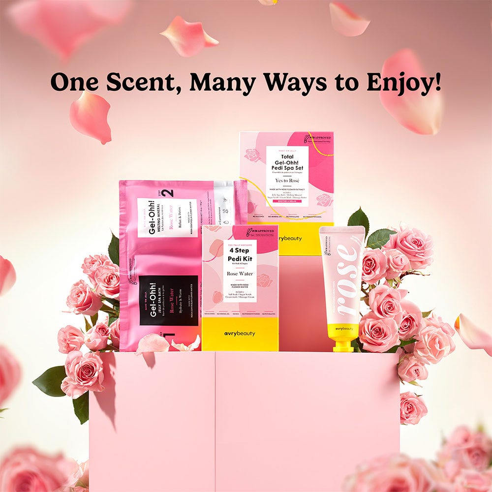AvryBeauty Gel-Ohh! Jelly Spa Bath Rose Water