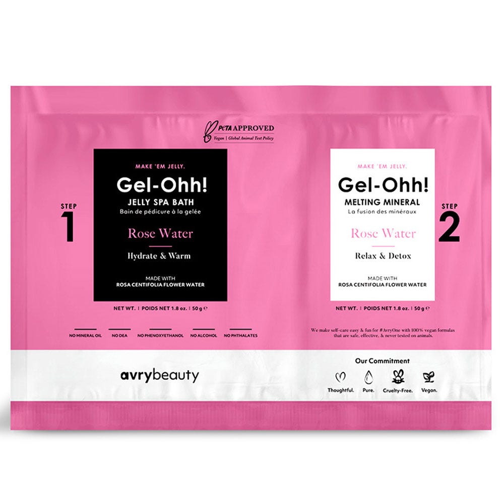 AvryBeauty Gel-Ohh! Jelly Spa Bath Rose Water