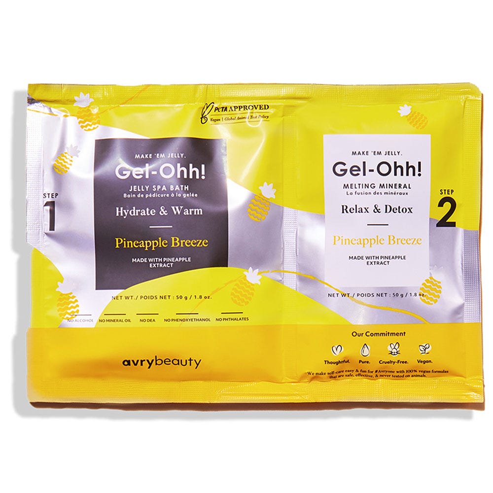 AvryBeauty Gel-Ohh! Jelly Spa Bath Pineapple