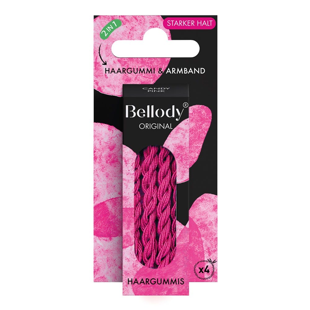 Bellody Original Haargummis Candy Pink 4 Stück