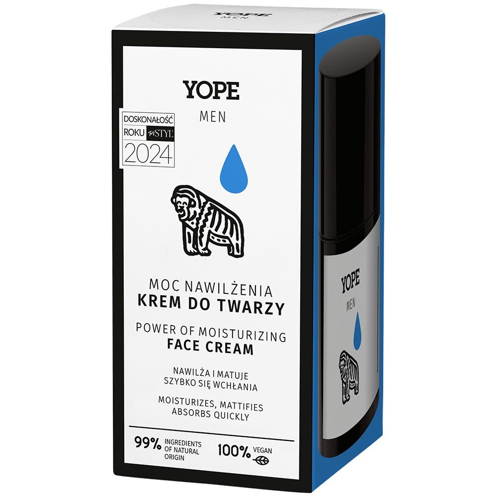 YOPE MEN WOOD Moisturizing Face Cream 50 ml