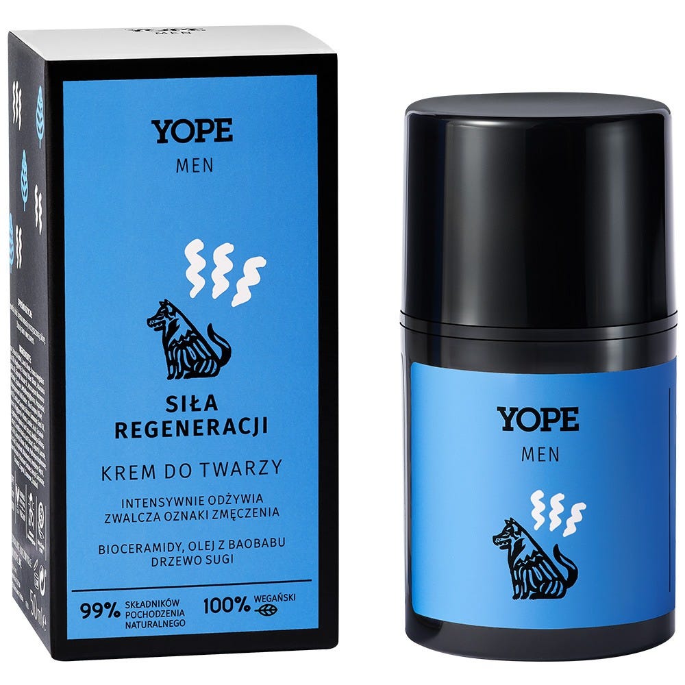 YOPE MEN WOOD Regenerating Face Cream 50 ml