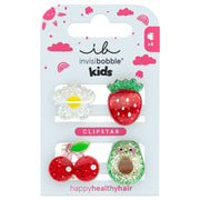 invisibobble CLIPSTAR KIDS Frutti Fun 4 Stück