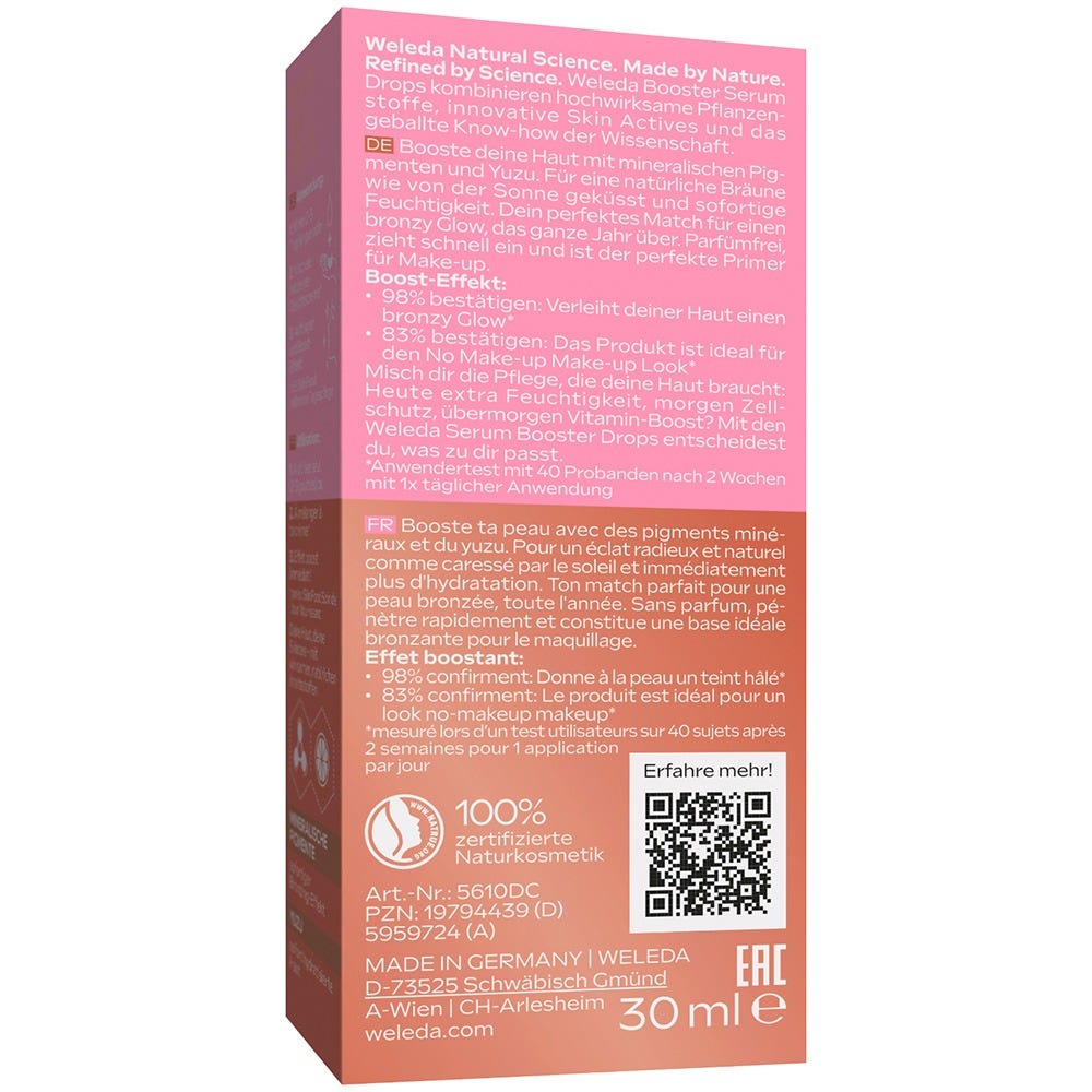 Weleda Bronzing Serum Booster Drops 30 ml