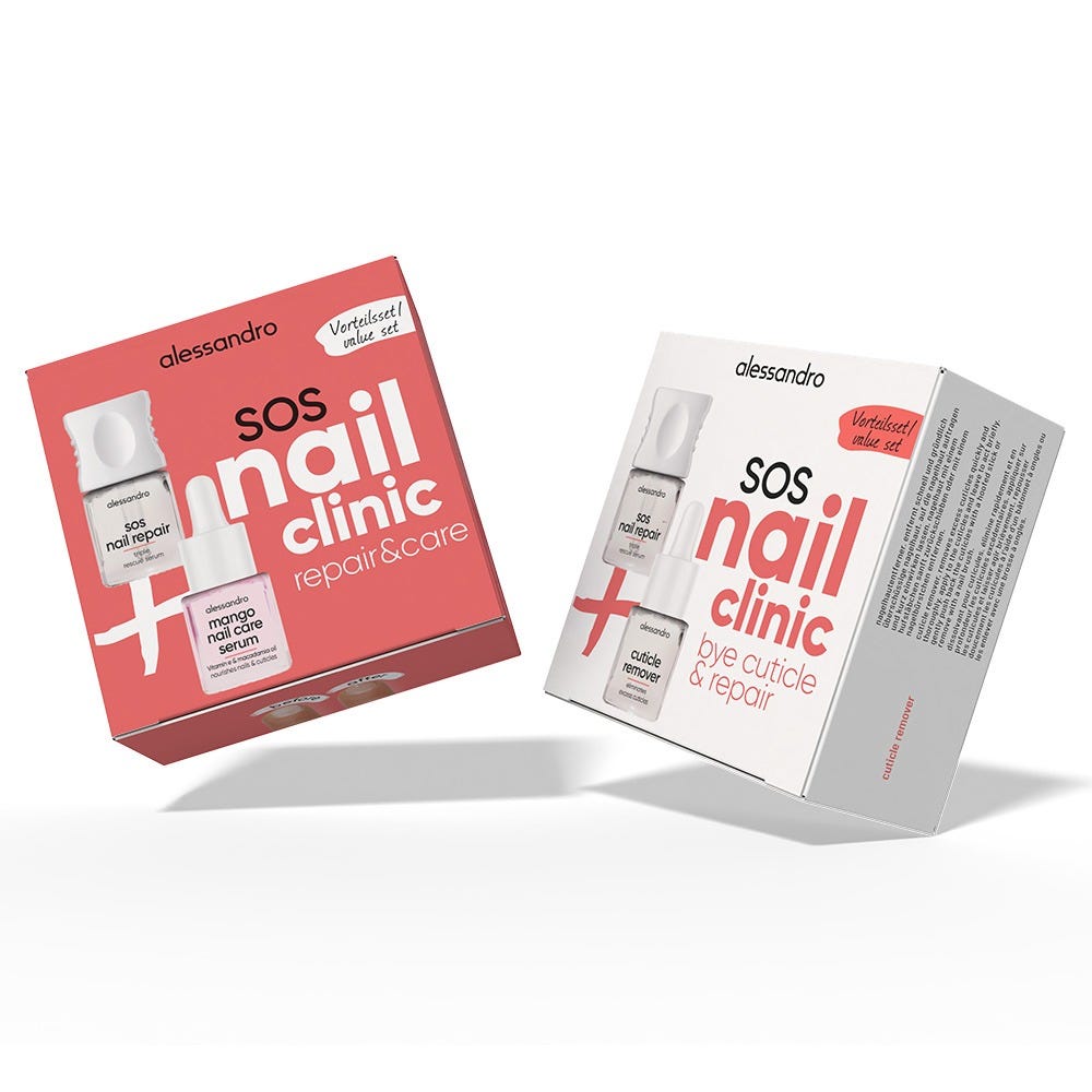 alessandro Nail Clinic Box Bye Cuticle & Repair Set