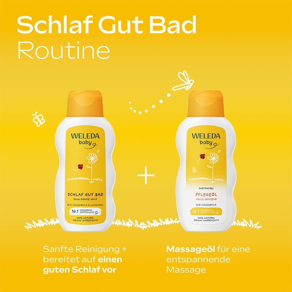 Weleda Calendula Schlaf Gut Bad 200 ml