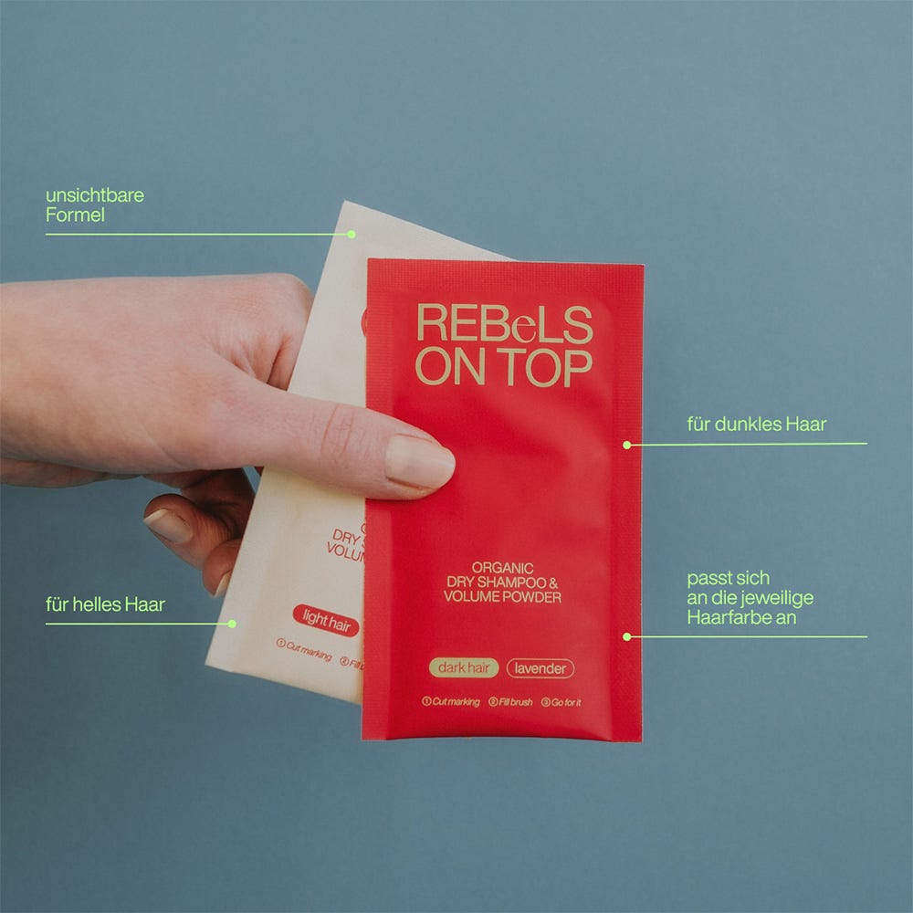 REBeLS ON TOP Trockenshampoo Dark Refill 3x10 g