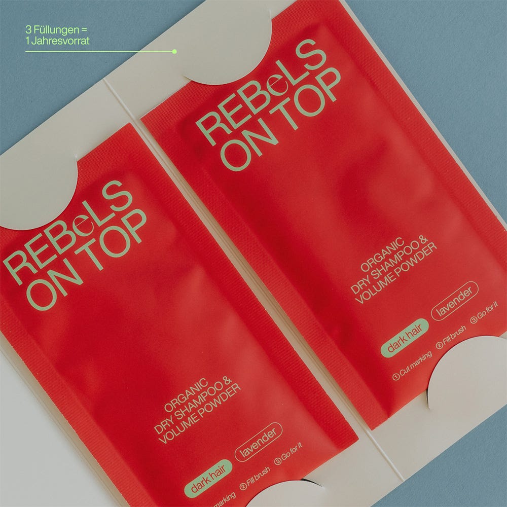 REBeLS ON TOP Trockenshampoo Dark Refill 3x10 g