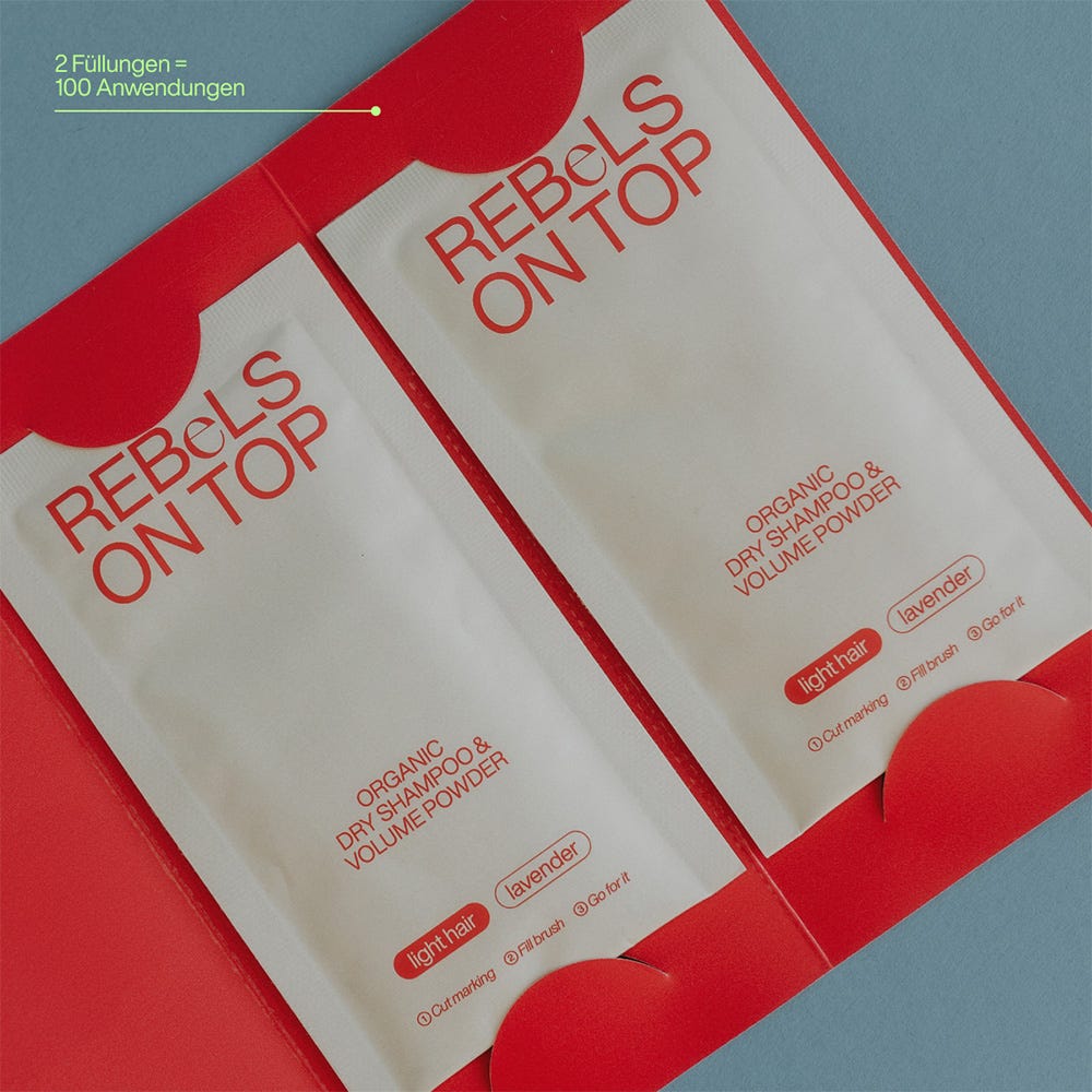 REBeLS ON TOP Trockenshampoo Light Refill 3x10 g