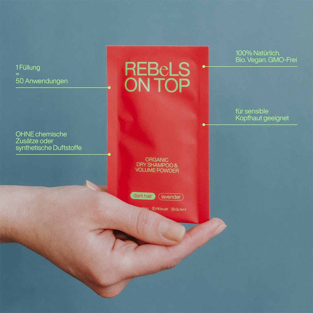 REBeLS ON TOP Trockenshampoo Dark Refill 10 g