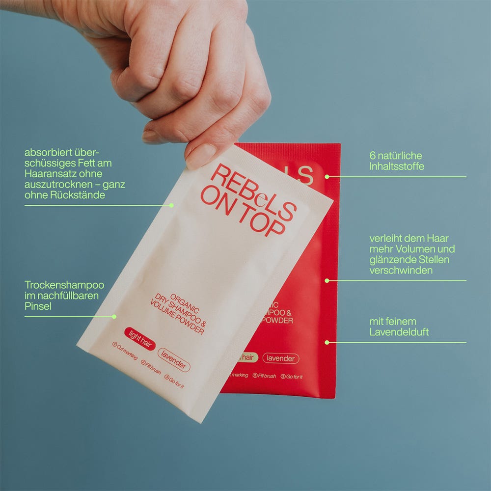 REBeLS ON TOP Trockenshampoo Light Refill 10 g