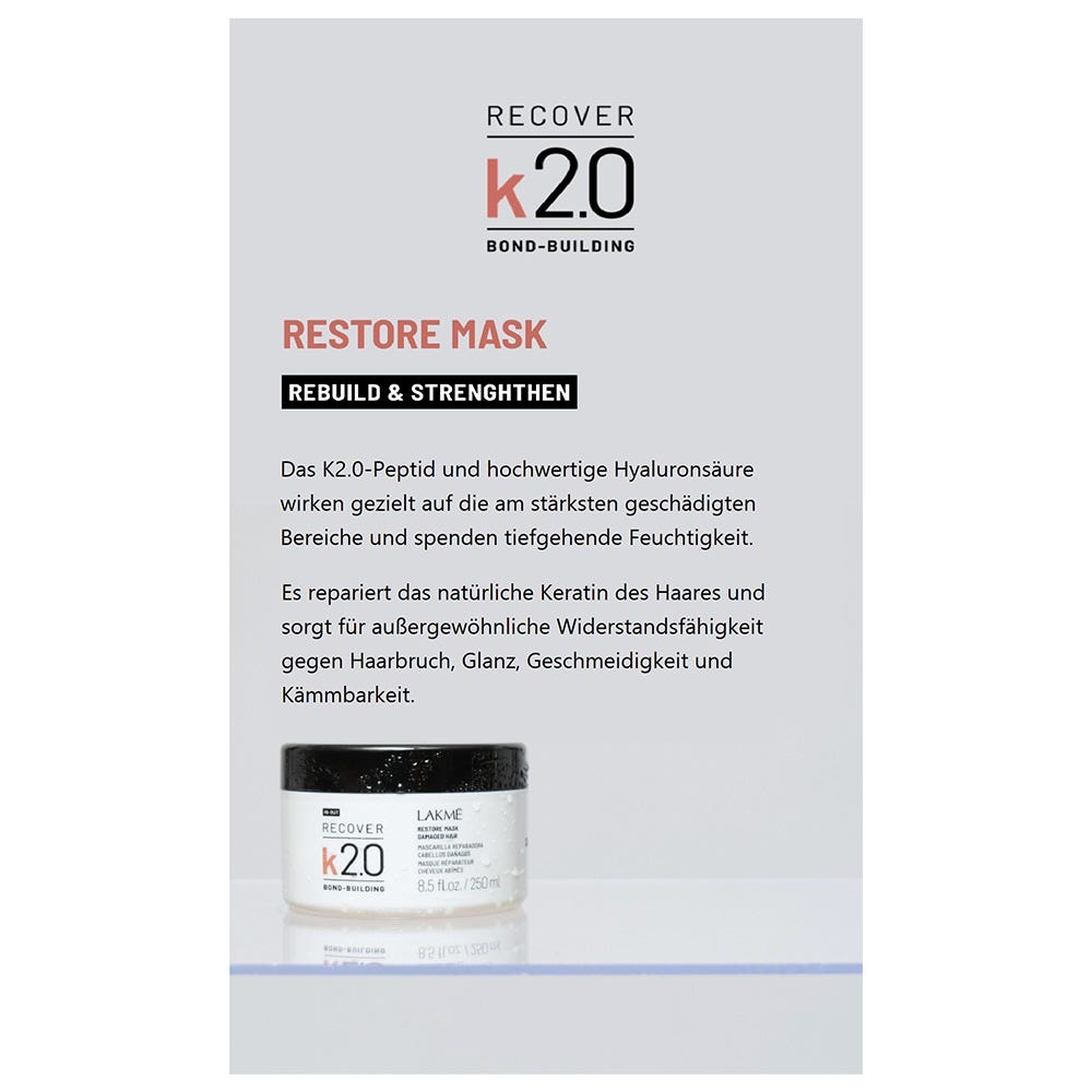 Lakmé K2.0 Recover Restore Mask 250 ml