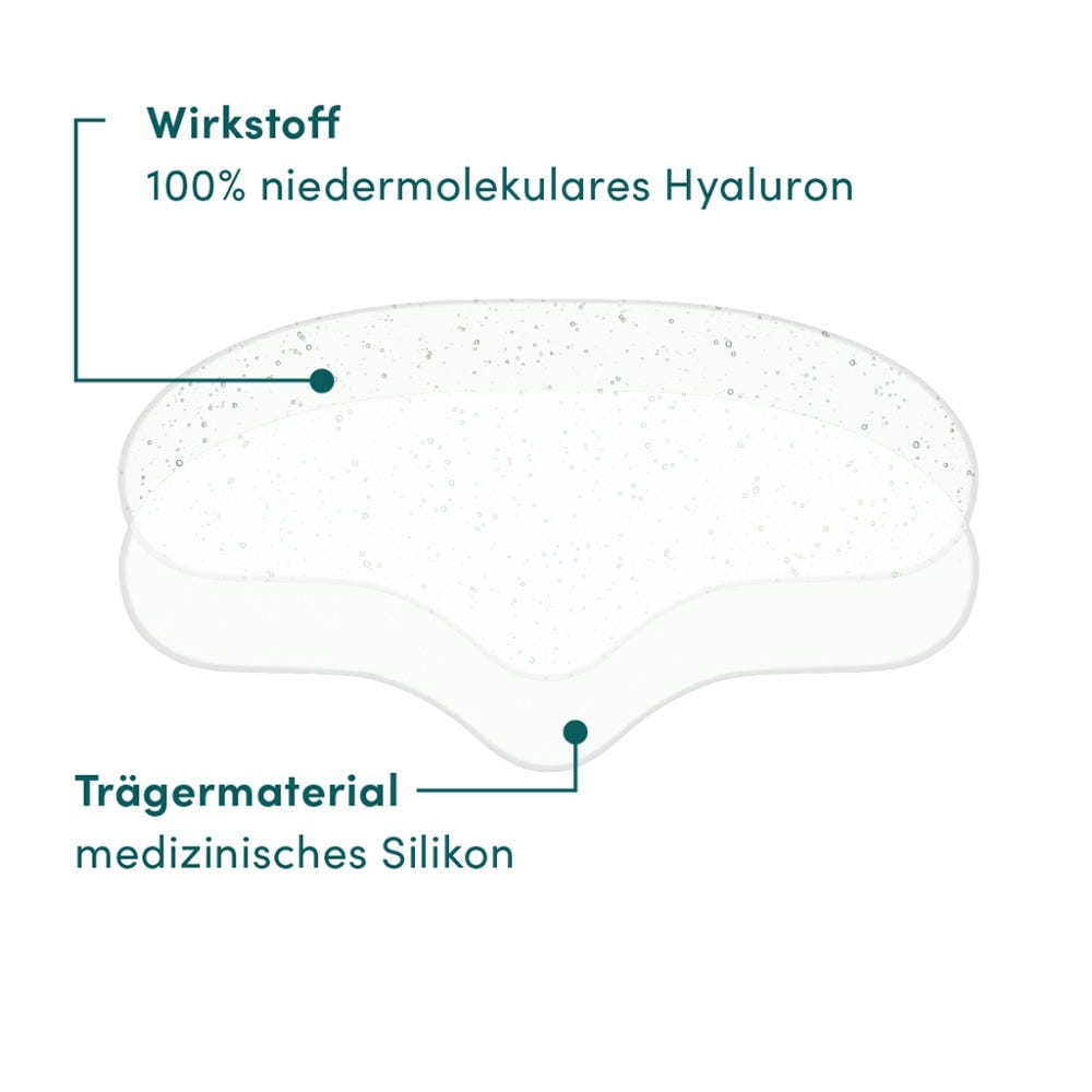 APRICOT Wiederverwendbares Stirn Pad mit Hyaluron