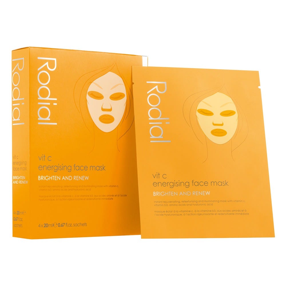 Rodial Vit C Energising Face Mask 4 Stück