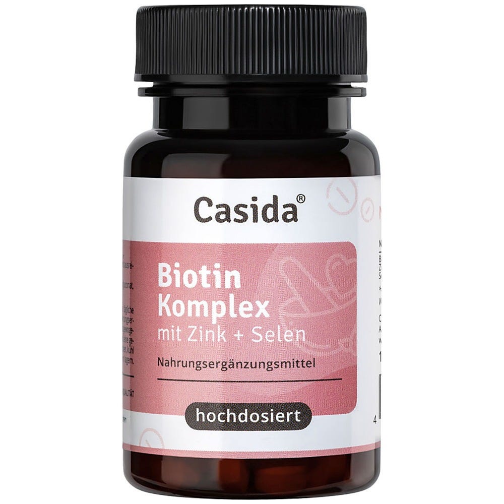 Casida Biotin Komplex Zink + Selen 180 Kapseln 