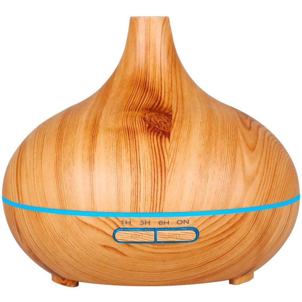 Casida Aroma Diffuser in Holzoptik mit LED 