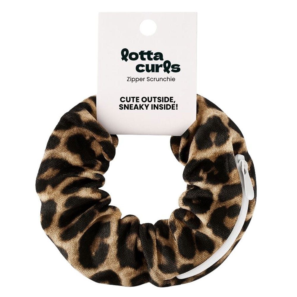 Lotta Curls Zipper Scrunchie Leo