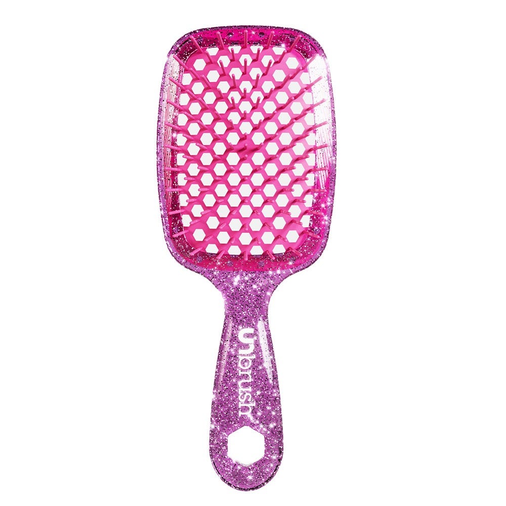 UNbrush Detangling Hair Brush Rose Quartz