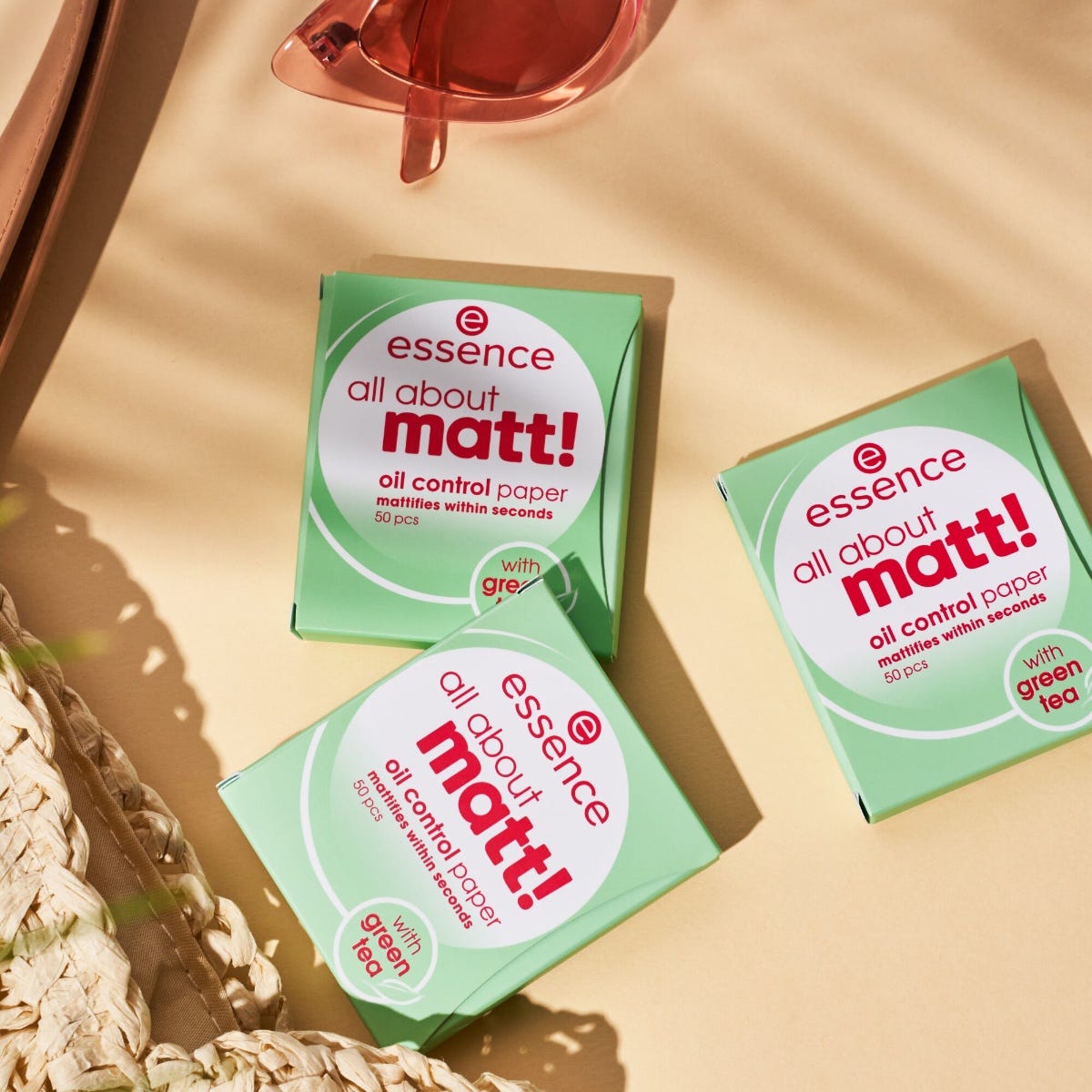 essence all about matt! oil control paper 12 g