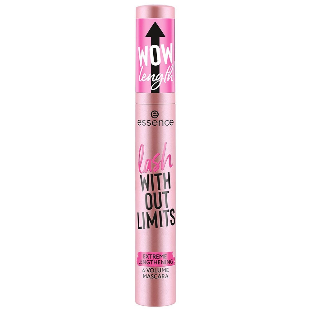 essence lash WITHOUT LIMITS EXTREME LENGTHENING & VOLUME MASCARA 01 27 g