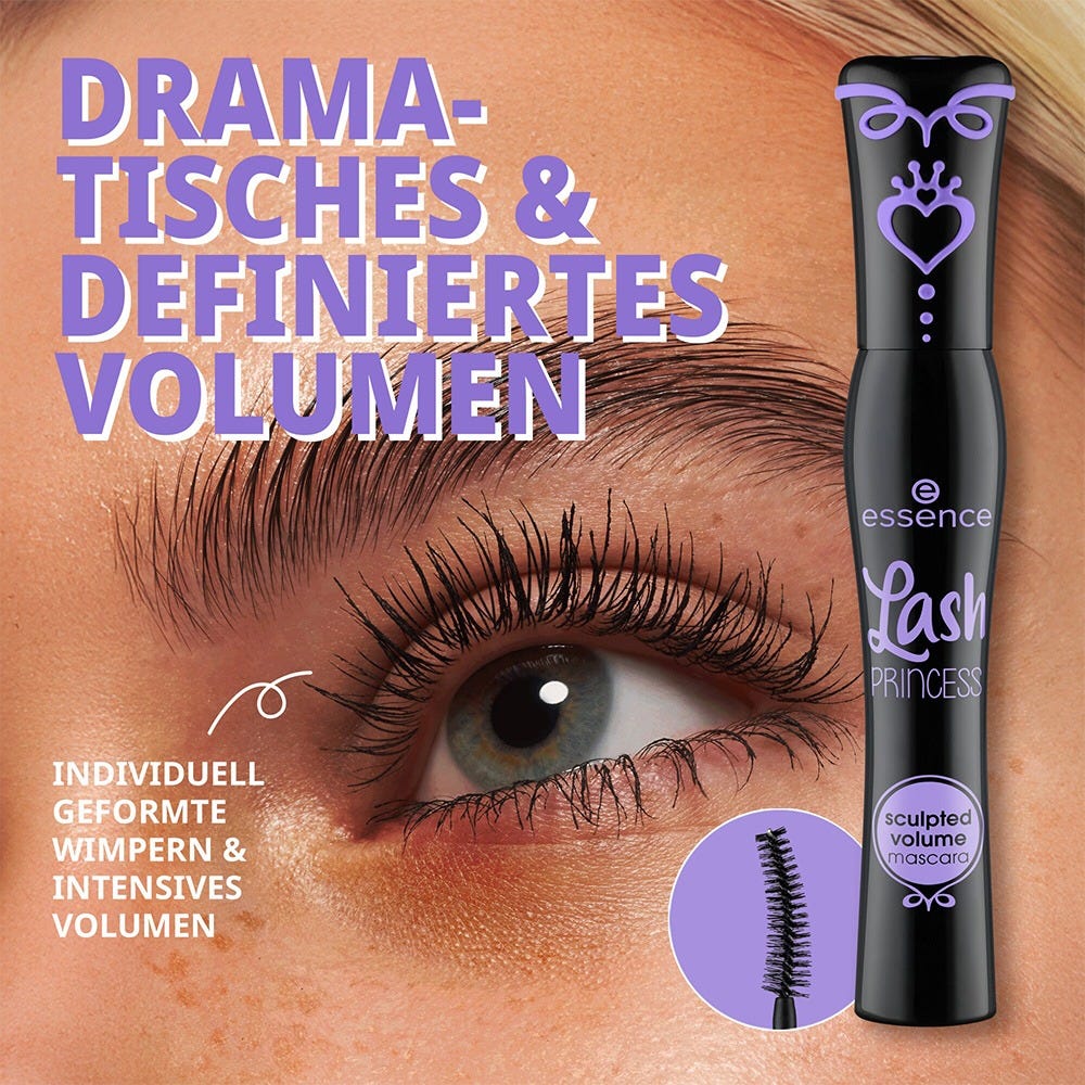 essence Lash PRINCESS sculpted volume mascara 30 g