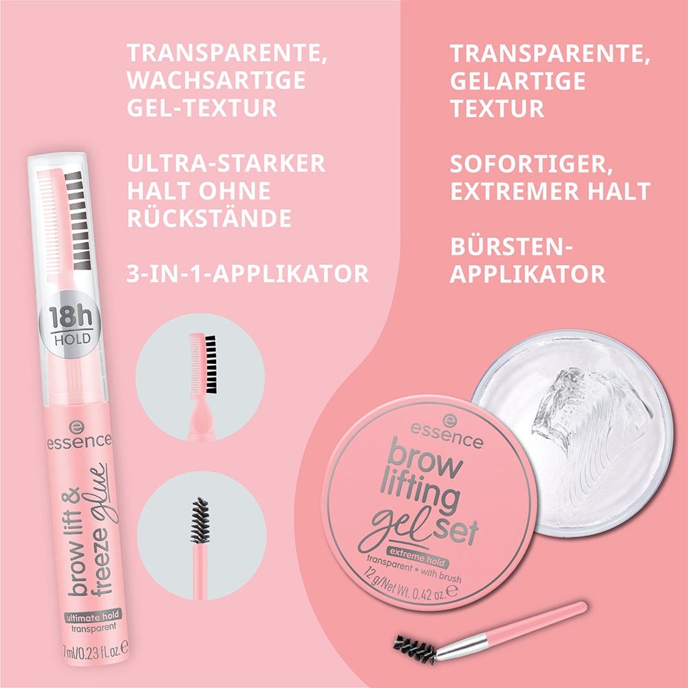 essence brow lifting gel Set