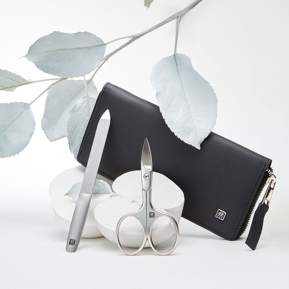 Zwilling Maniküre Pediküre Set 5tlg. mit Nagelschere schwarz
