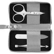 Zwilling Maniküre Pediküre Set 3tlg. mit Kombi-Nagelschere grau