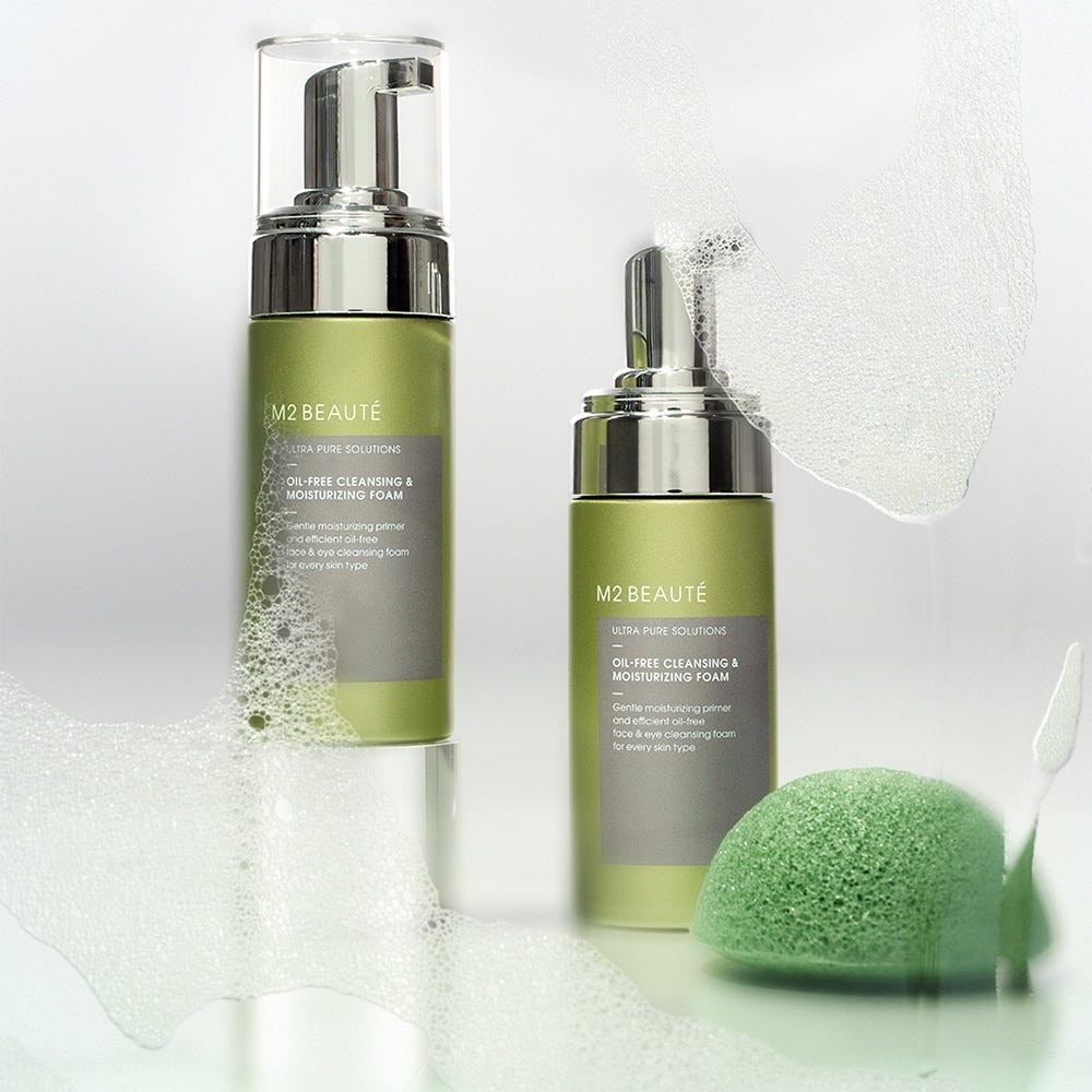 M2 Beauté Oil-Free Cleansing & Moisturizing Foam 100 ml
