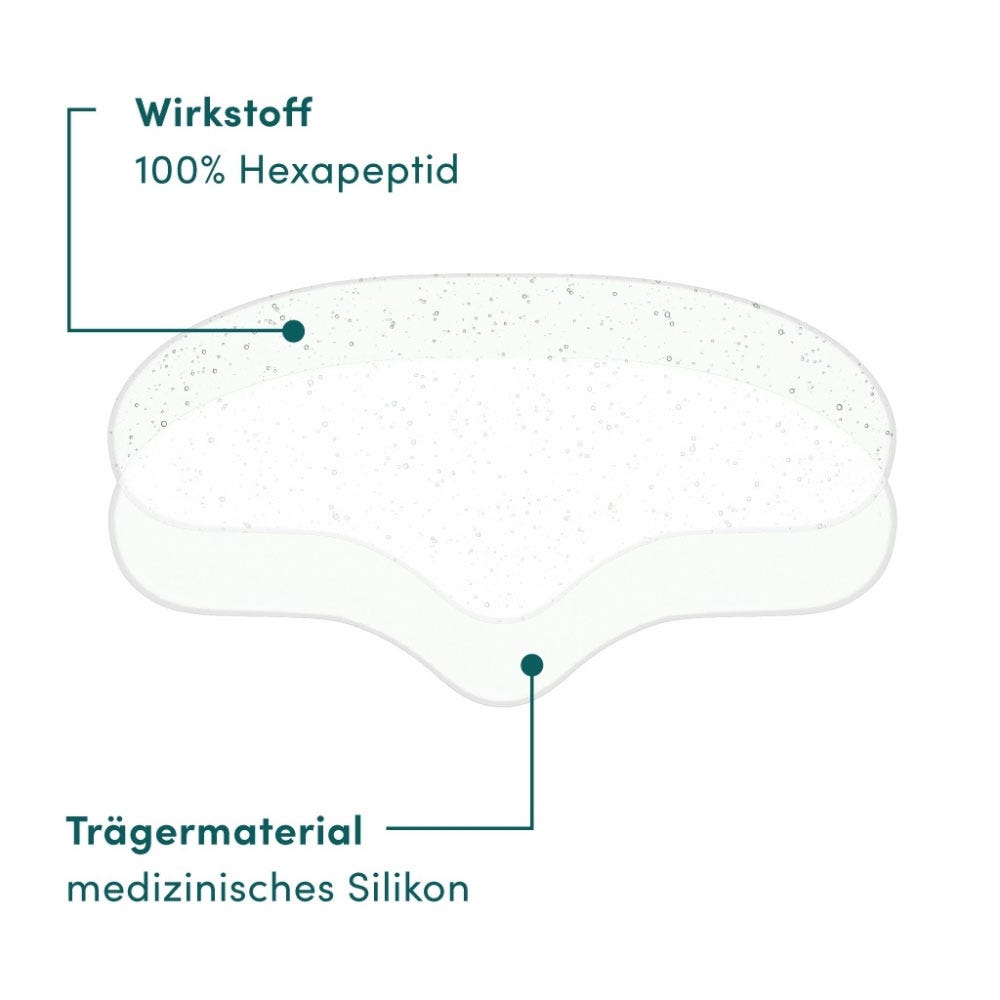 APRICOT Wiederverwendbares Stirn Pad mit Hexapeptid-Technologie
