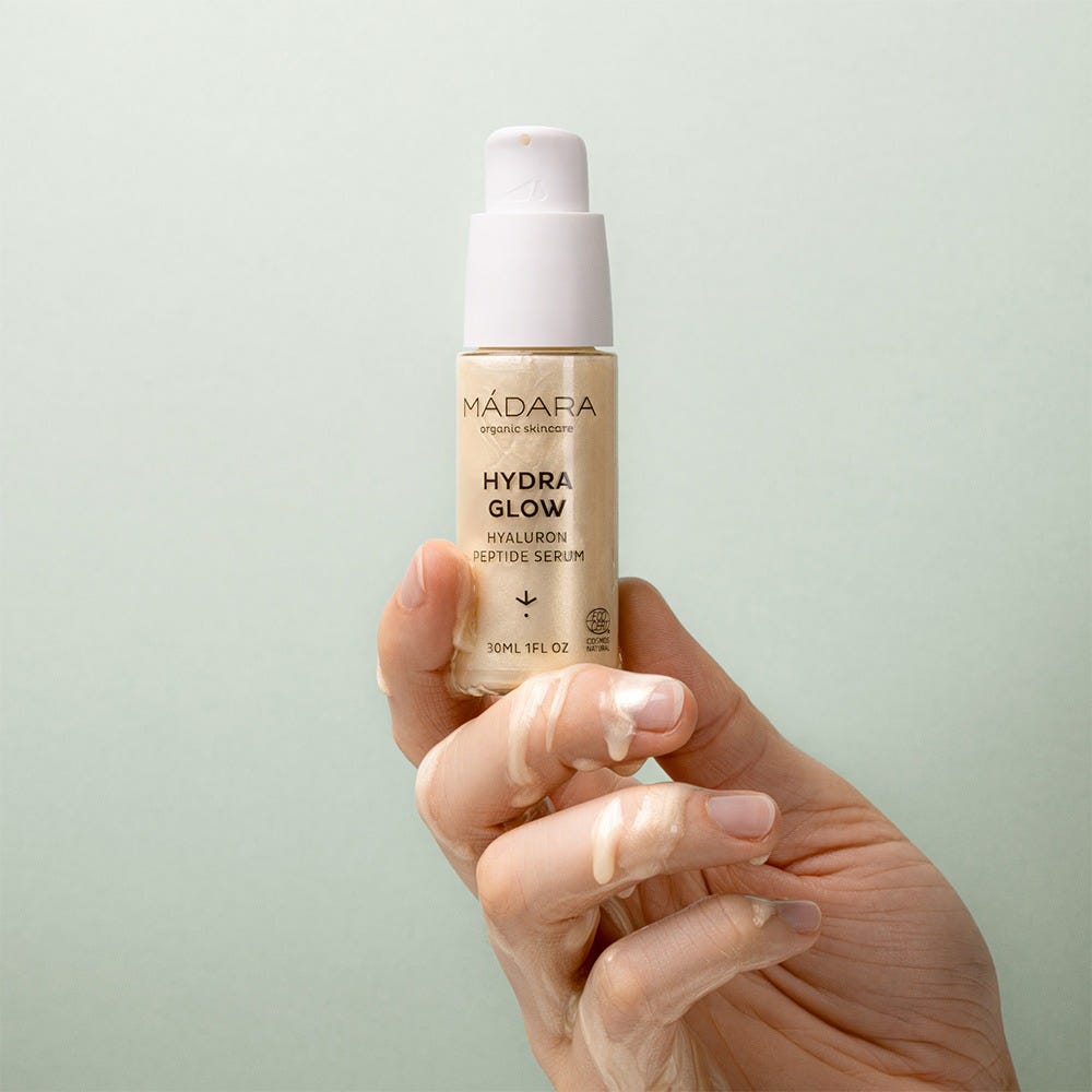 MÁDARA HYDRA GLOW Hyaluron-Peptid Serum 30 ml