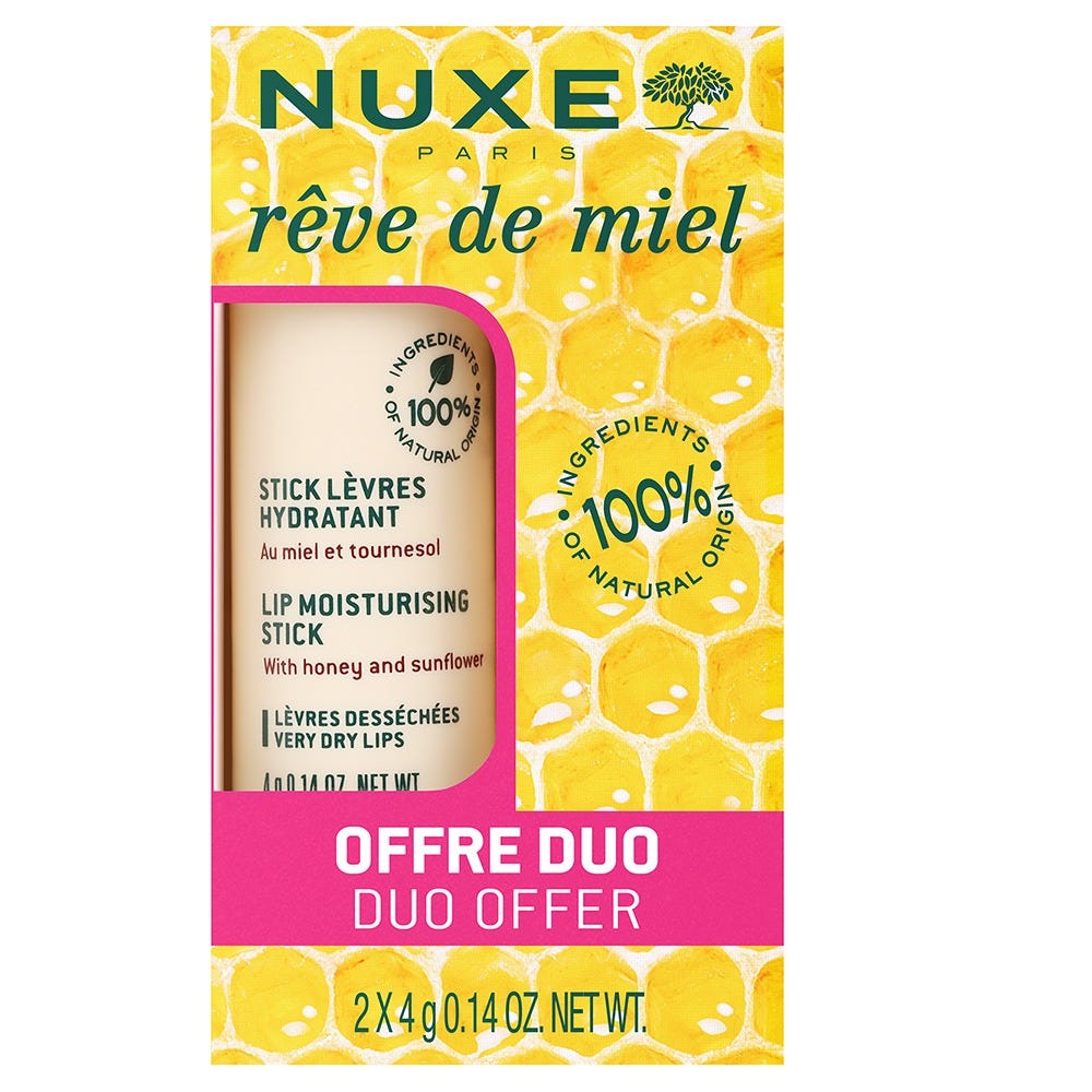 NUXE Duo 25 Rêve de Miel Lippenpflegestift 2 x 4 g