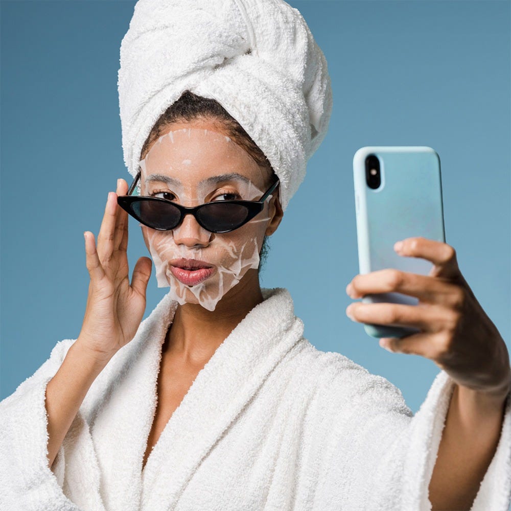 fleeky Sheet Mask - Hyaloron 5 Stück