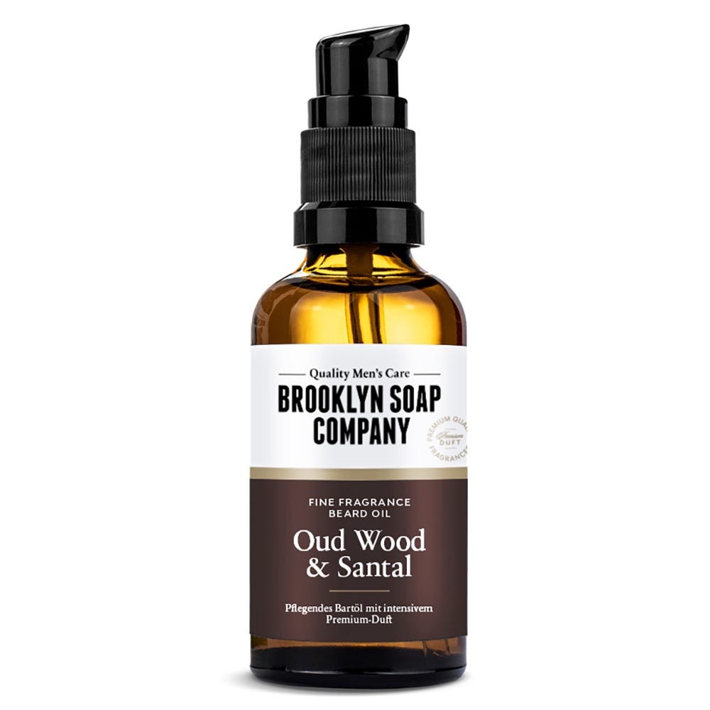 Brooklyn Soap Co. Oud Wood & Santal Bartöl 50 ml