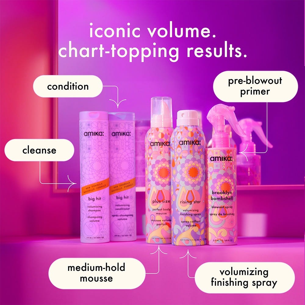 Amika Big Hit Volumizing Shampoo 275 ml