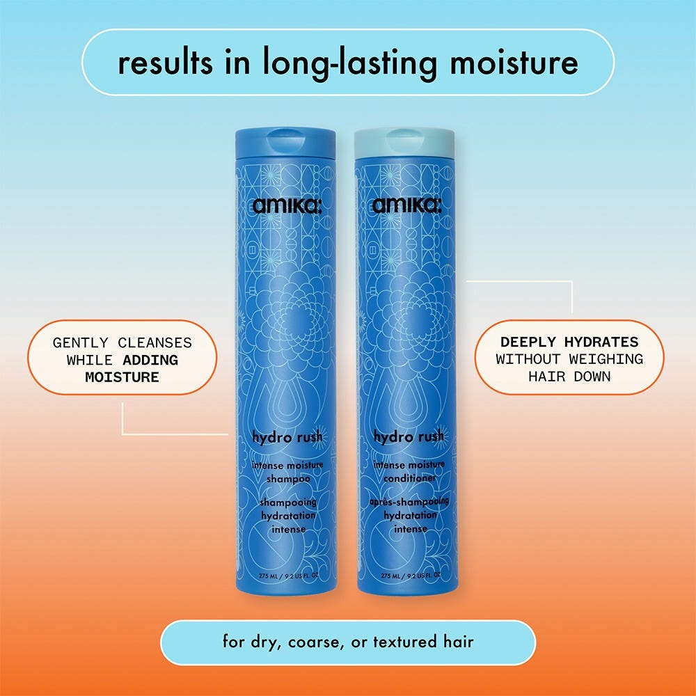 Amika Hydro Rush Intense Moist Shampoo 275 ml