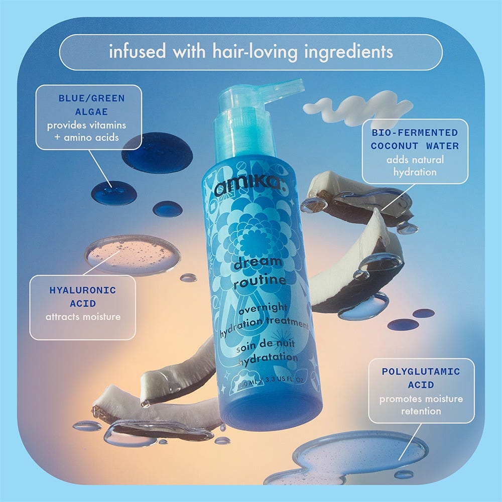 Amika Dream Routine Overnight Hydrating Mask 100 ml