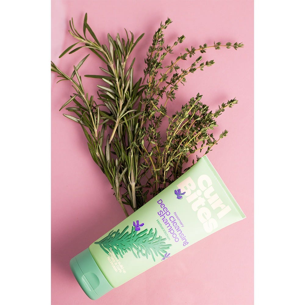 Curl Bites Rosemary Deep Cleansing Shampoo 200 ml