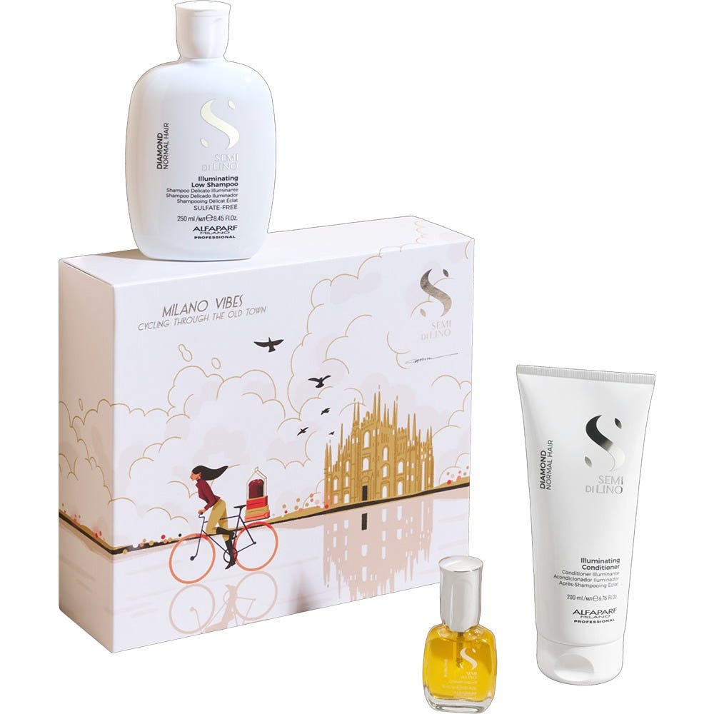 Alfaparf Milano Semi di Lino Diamond Holiday Kit 