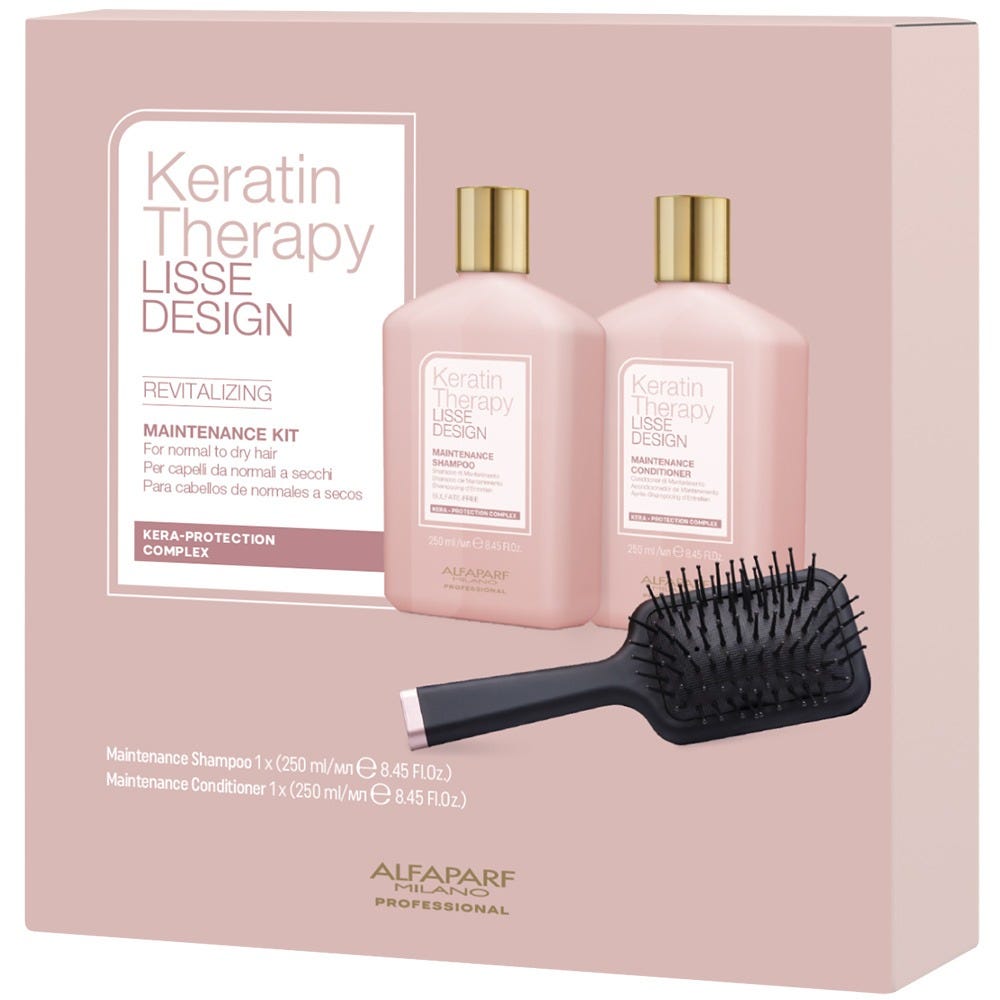Alfaparf Milano Keratin Therapy Lisse Design Revitalizing Maintenance Kit 
