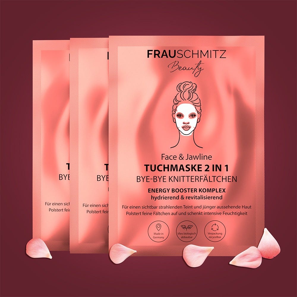 FRAUSCHMITZ Beauty Gesichtstuchmaske Face & Jawline 3er Set