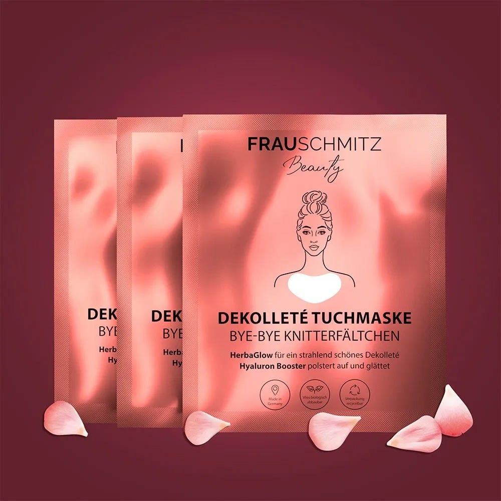 FRAUSCHMITZ Beauty Dekolleté Tuchmaske 3er Set