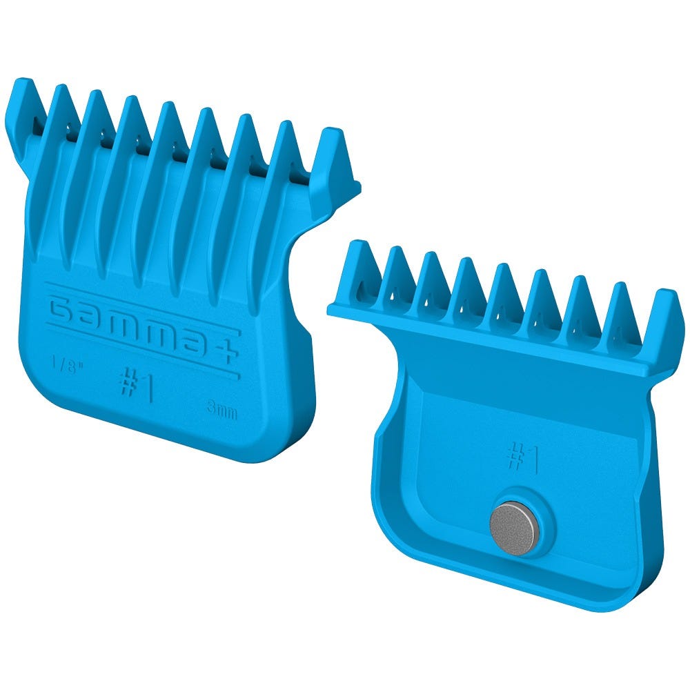 Gamma+ Magnetisches Aufsteckkammset Blau