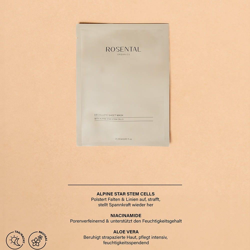 Rosental Organics Décolleté Sheet Mask 25 ml
