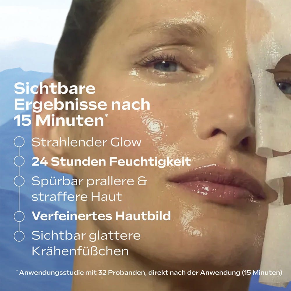 Weleda Exo Boost Tuchmaske Blauer Enzian & Edel 20 ml 