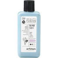 5.112 Hellbraun Intensives Blau Violett