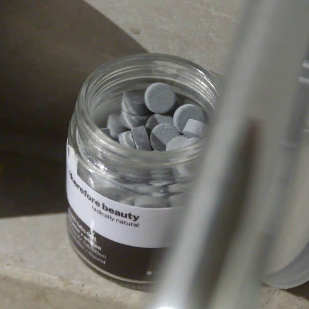 therefore Beauty Tooth Tabs 001 mit Aktivkohle + Fluor 54 g