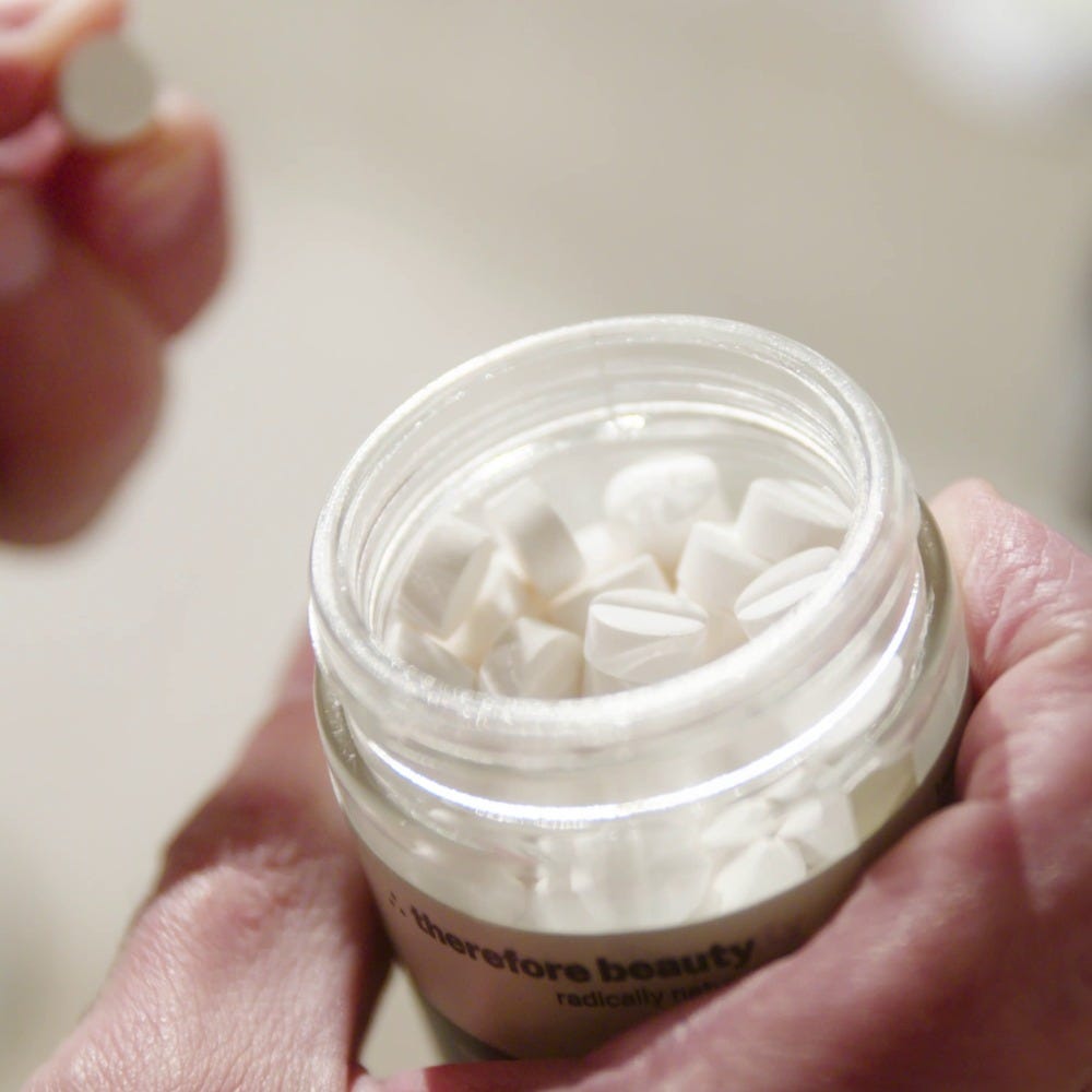 therefore beauty Tooth Tabs 002 mit Minze + Fluorid 54 g