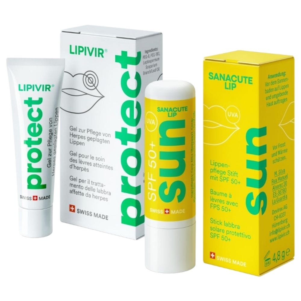 SANACUTE LIP Sun & LIPIVIR Protect Bundle