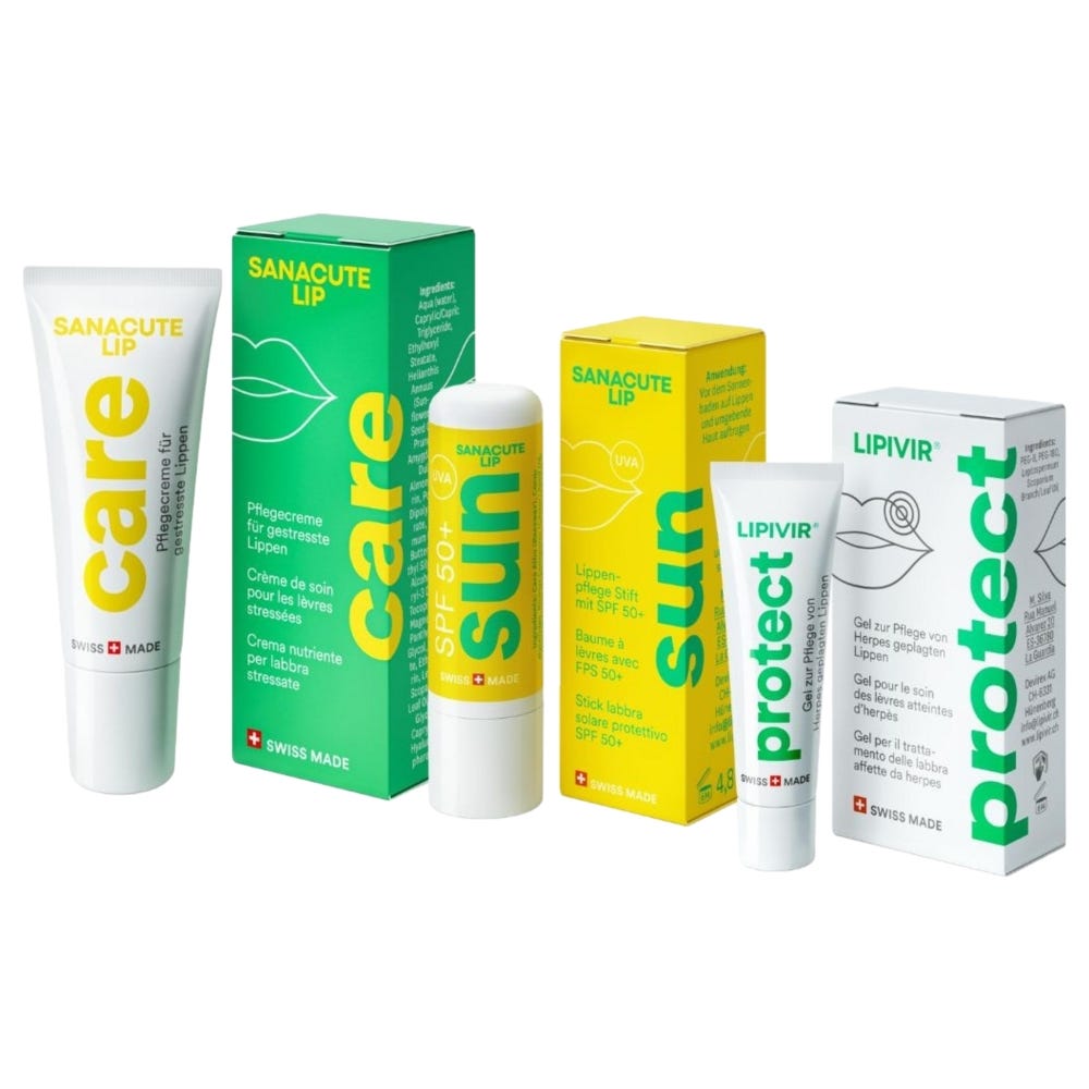 LIPIVIR Protect & SANACUTE LIP Sun & Car 15,8 g